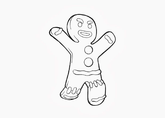 700x500 Shrek Gingerbread Man Coloring Pages Image Coloring Pages