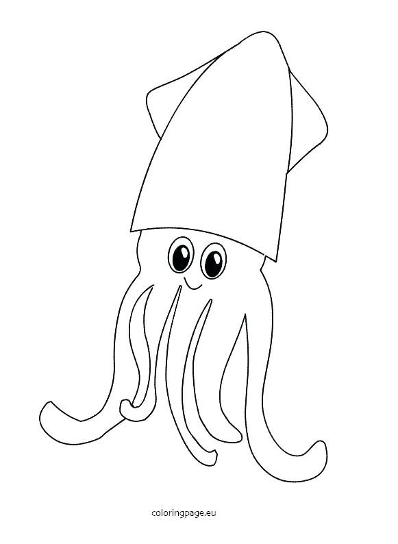 581x794 Coloring Eel Coloring Pages Page Cuttlefish Shrimp Printable