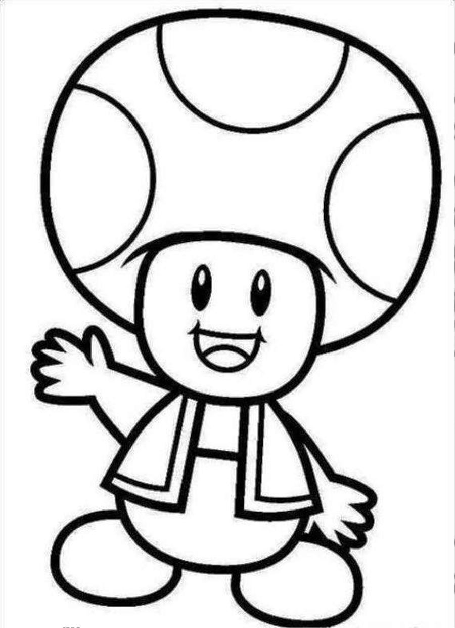 900x1240 Mushrooms Coloring Pages Of 7 Throughout Mushroom Page