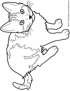 236x308 Printable 29 Realistic Cat Coloring Pages 4753