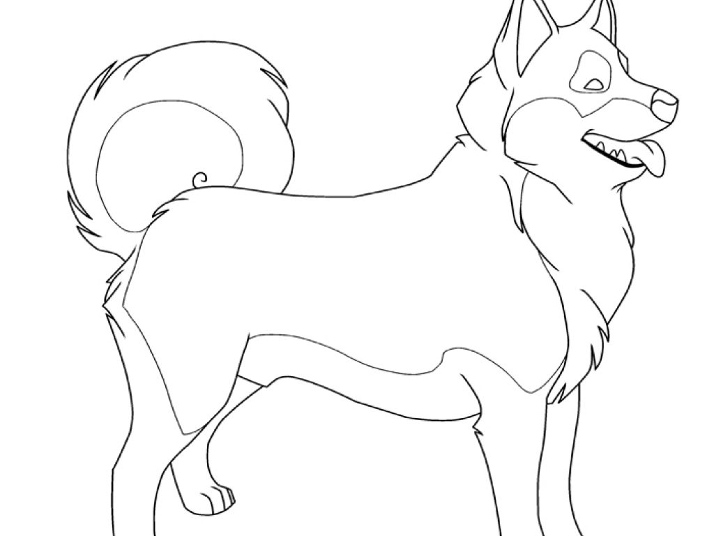 1024x768 Real Husky Coloring Pages To Print Free Printable Siberian Animals