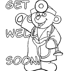 230x230 Top 25 Free Printable Get Well Soon Coloring Pages Online