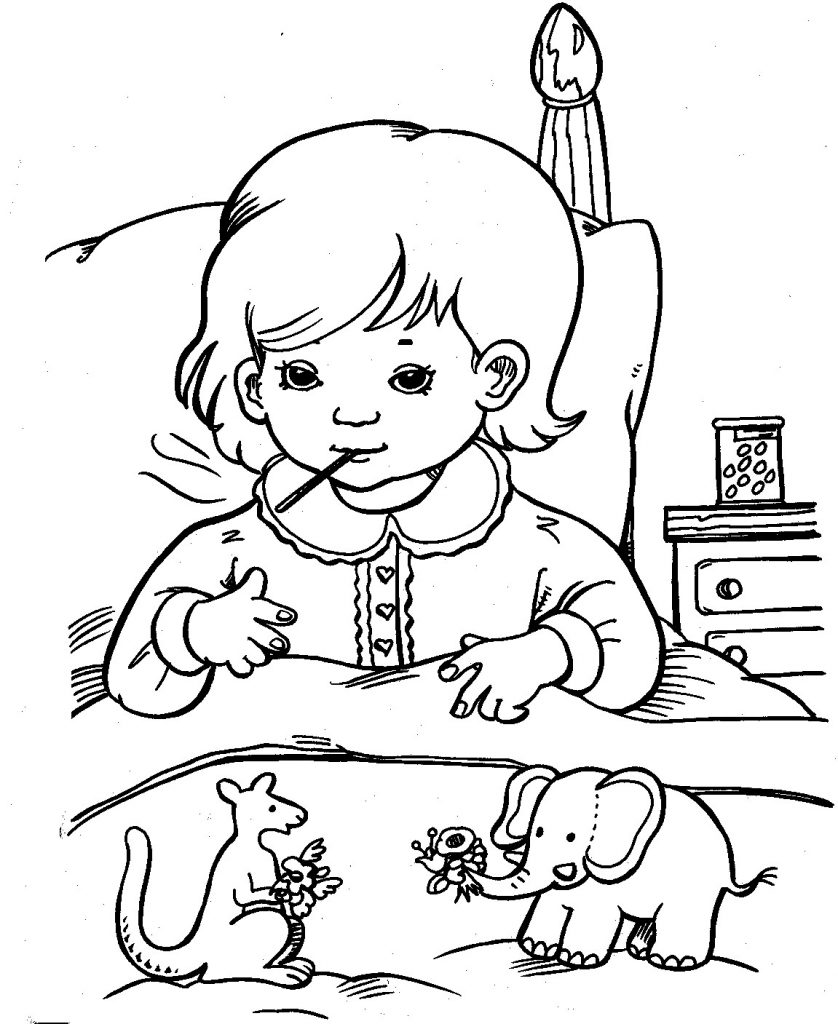 838x1024 Sick Coloring Pages Child Fresh Sacrament Of The Anointing Arilitv