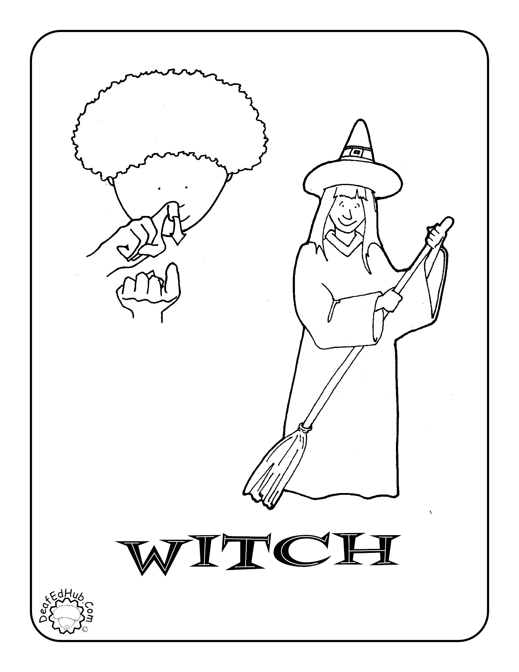 1700x2200 Sign Language Coloring Pages Free Coloring For Kids 2018