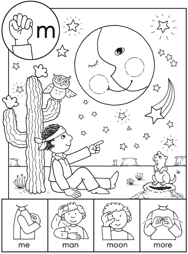 650x878 Sign Language Coloring Pages Pictures Sign Language Sign Language