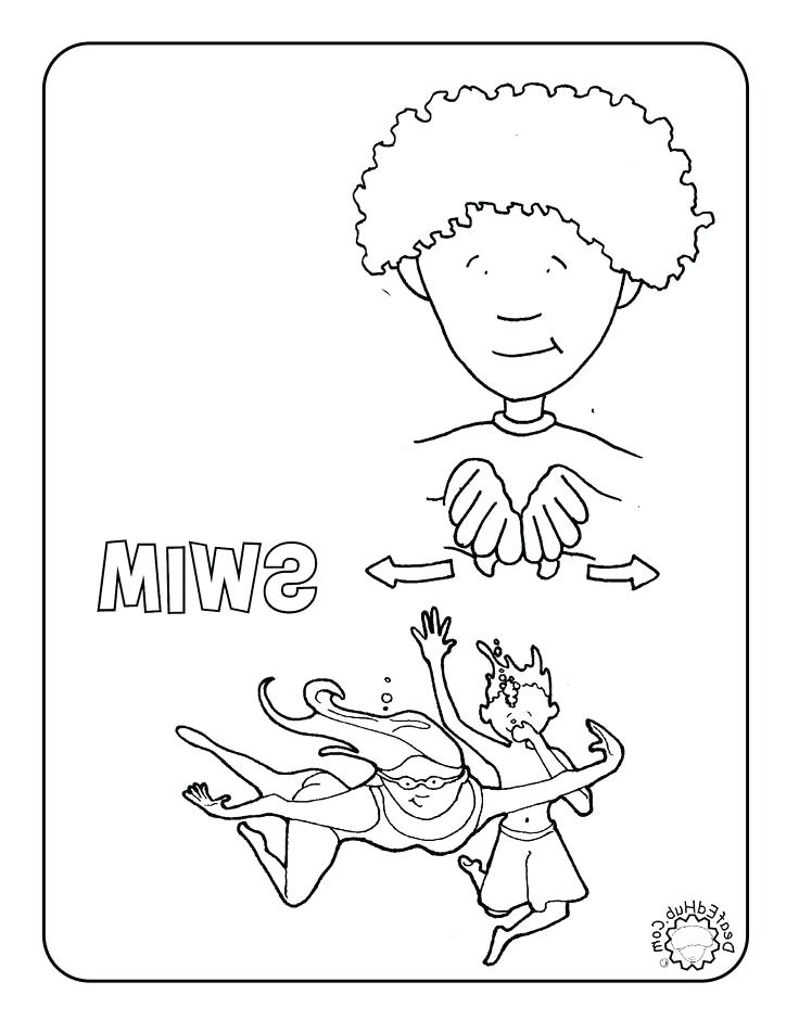 736x952 Sign Language Coloring Pages Pin By Lee Helm On Sign Language Sign