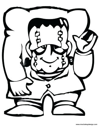 325x420 Frankenstein Coloring Pages View And Print Silly Kids Coloring