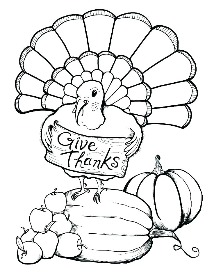 736x952 Cute Turkey Coloring Pages Funny Turkey Coloring Pages Turkey