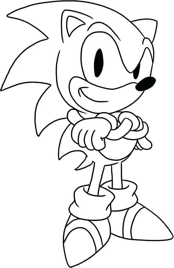 600x926 Oncoloring Sonic Hedgehog Coloring Pages Sonic To Print