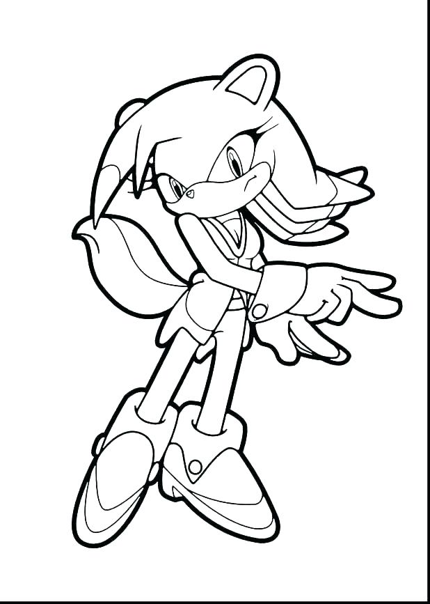 618x867 Silver Sonic The Hedgehog Coloring Pages Printable To Print