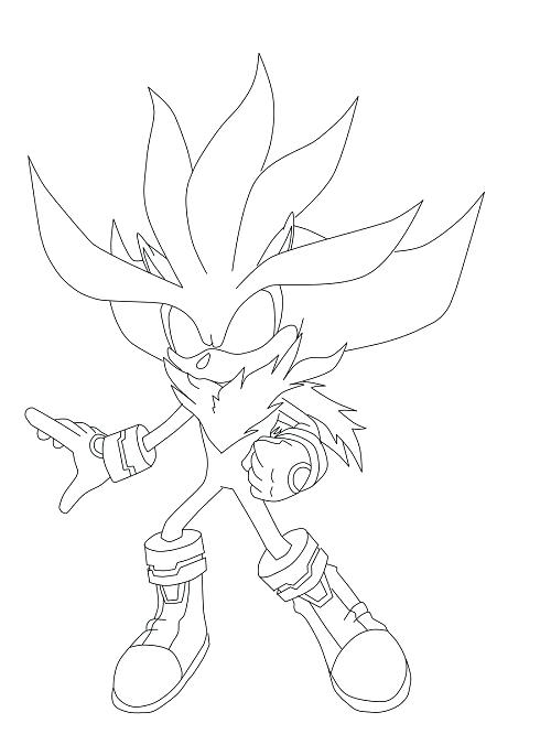 500x666 Silver Hedgehog Coloring Pages Plus Printable Sonic