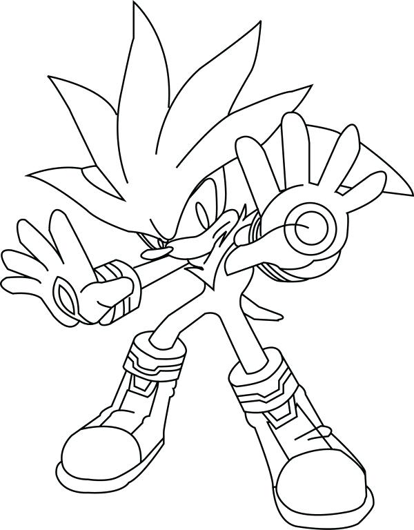 600x768 Exciting Silver The Hedgehog Coloring Pages Pumpkin Free Coloring