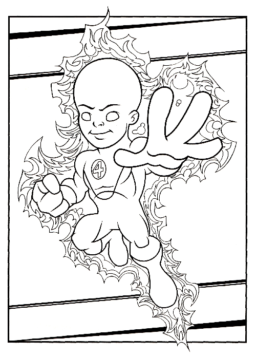 500x695 Super Hero Squad Coloring Pages