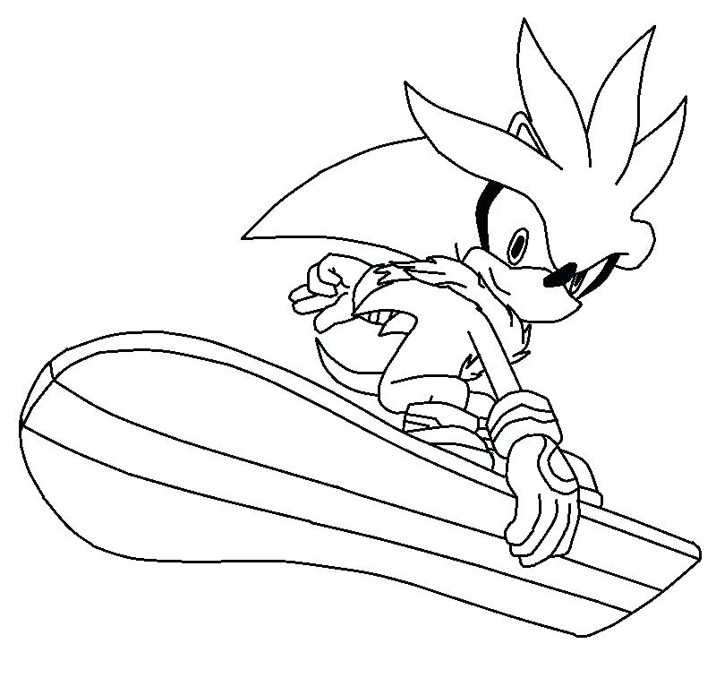 800x757 Exciting Silver The Hedgehog Coloring Pages Silver The Hedgehog