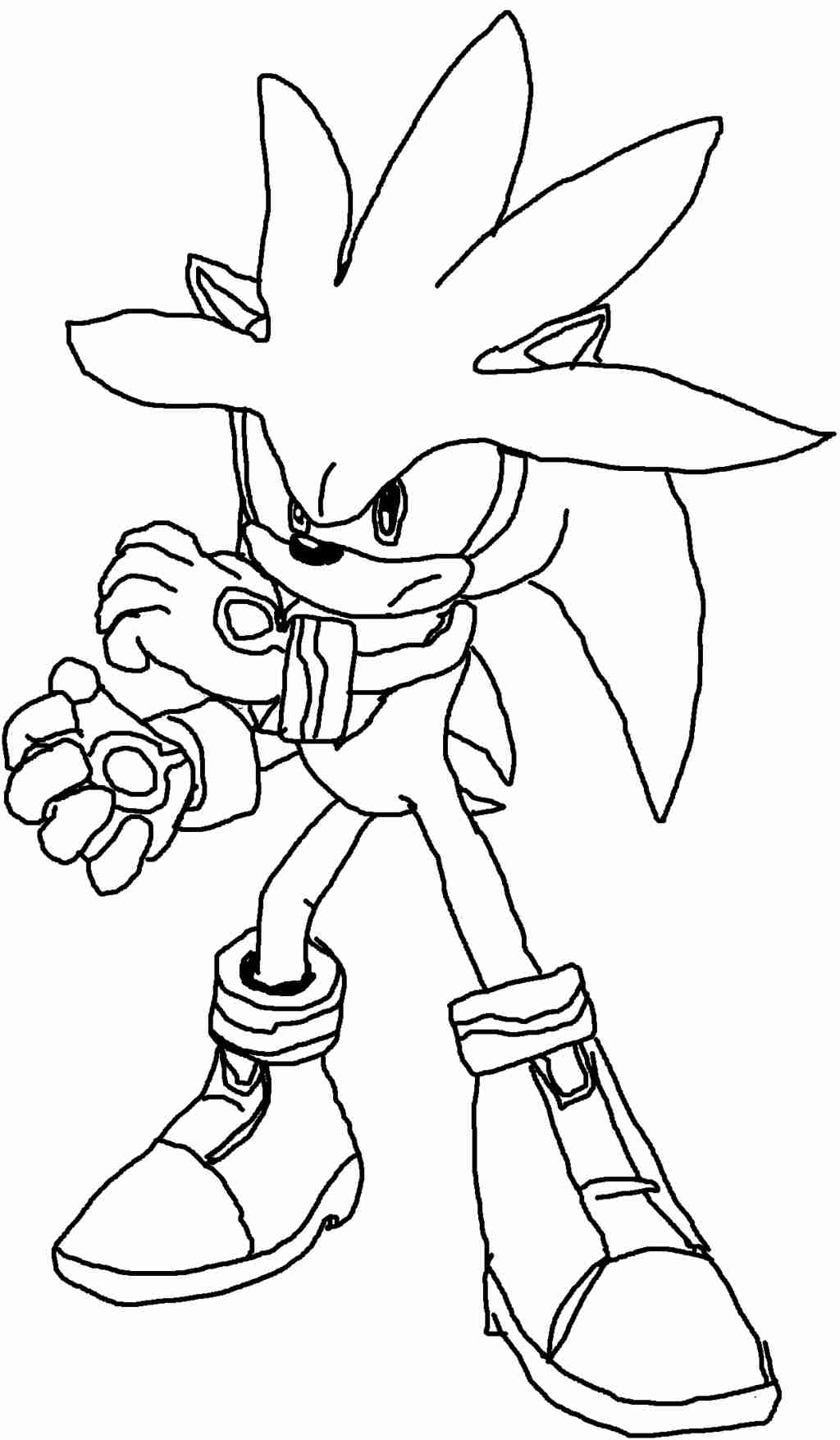 1024x1755 Important Silver The Hedgehog Coloring Pages P