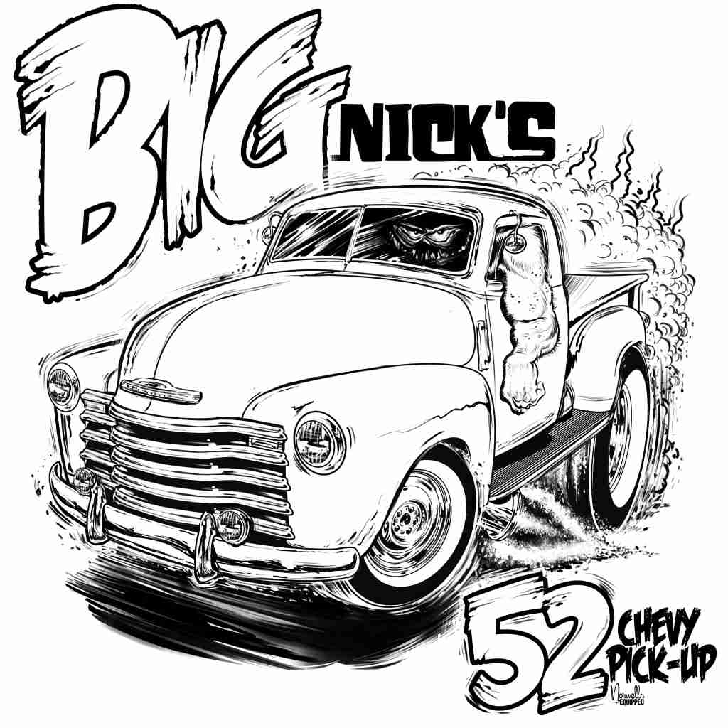 1024x1024 Chevrolet Silverado Coloring Page Free Printable Pages Best Chevy