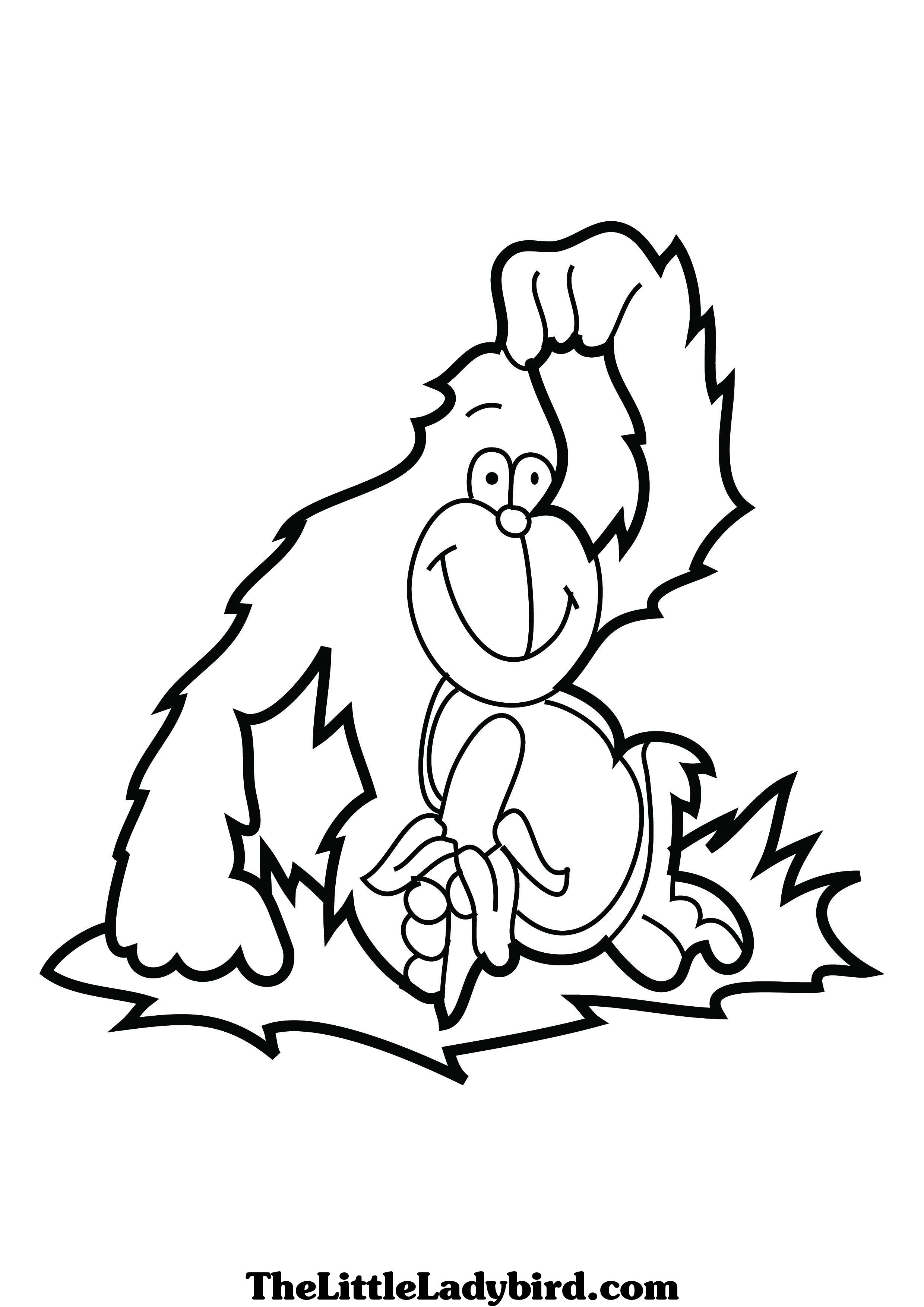 2480x3508 Good Night Gorilla Coloring Page Free Printable Pages Within