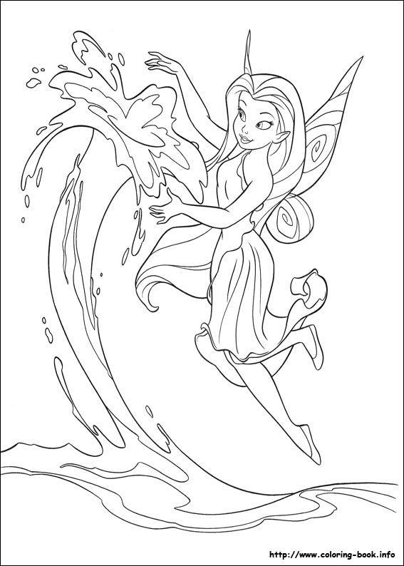 567x794 Tinkerbell Coloring Pages On Coloring