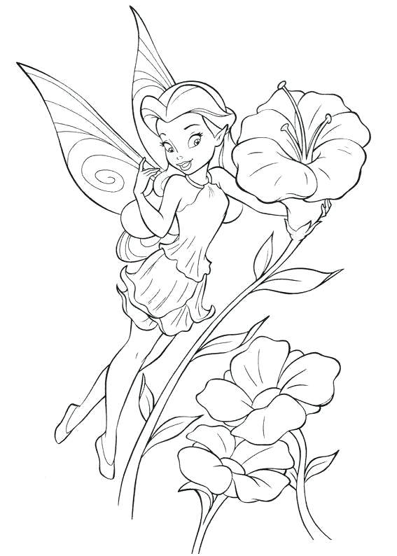 567x794 Disney Fairy Coloring Pages Or Fairy Coloring Pages Cartoon Fairy