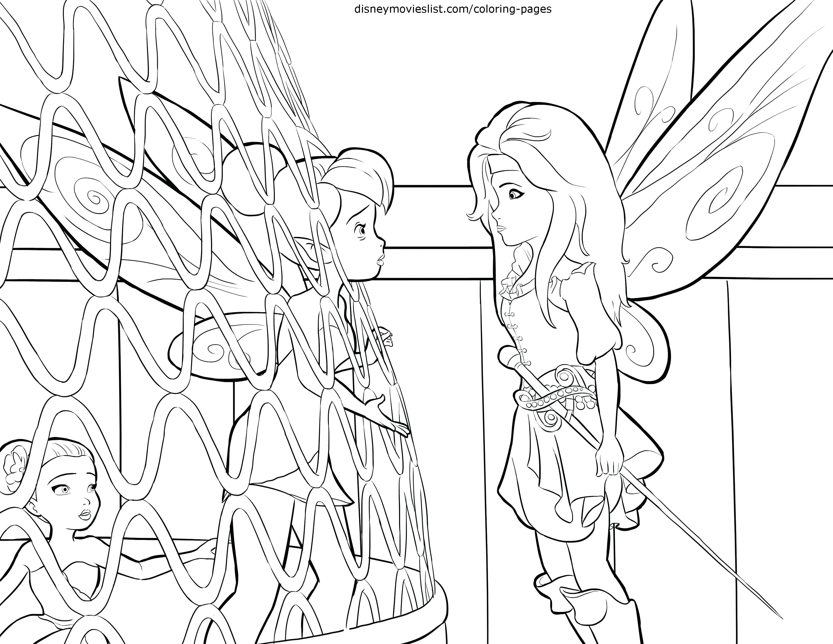3300x2550 Coloring Pages For Kids Animals Top Fairies Free Page Tinkerbell