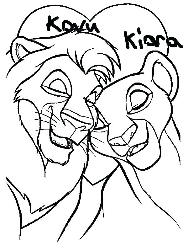 600x800 Nala Coloring Pages Baby Nala Coloring Pages