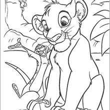 220x220 Sweet Simba And Nala Coloring Pages