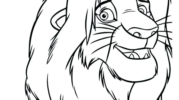 570x320 Simba Coloring Pages
