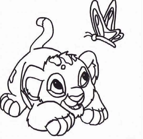 Simba Coloring Pages