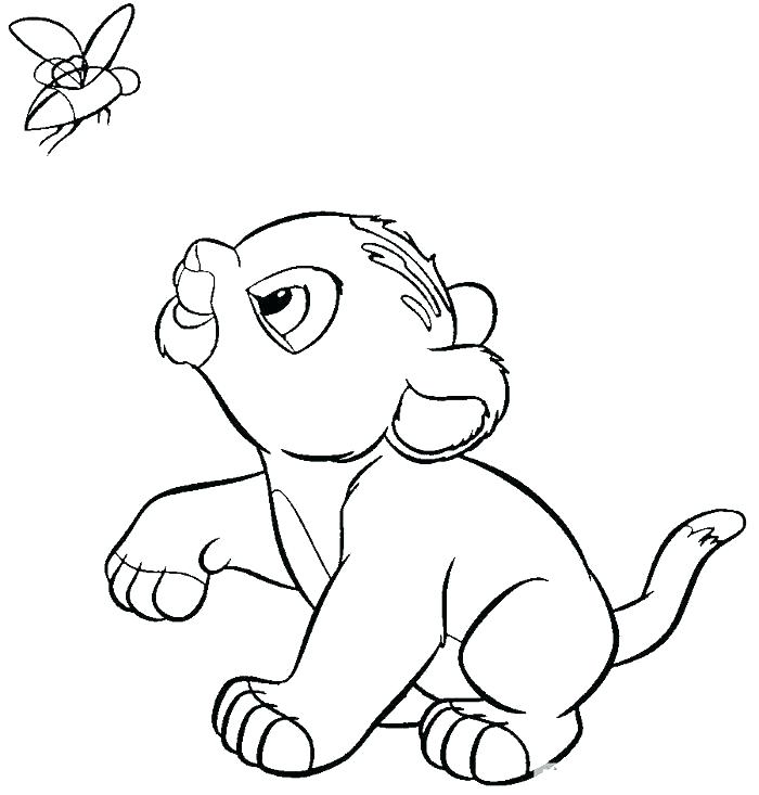 700x733 Simba Coloring Page Lion King Coloring Pages Free Printable