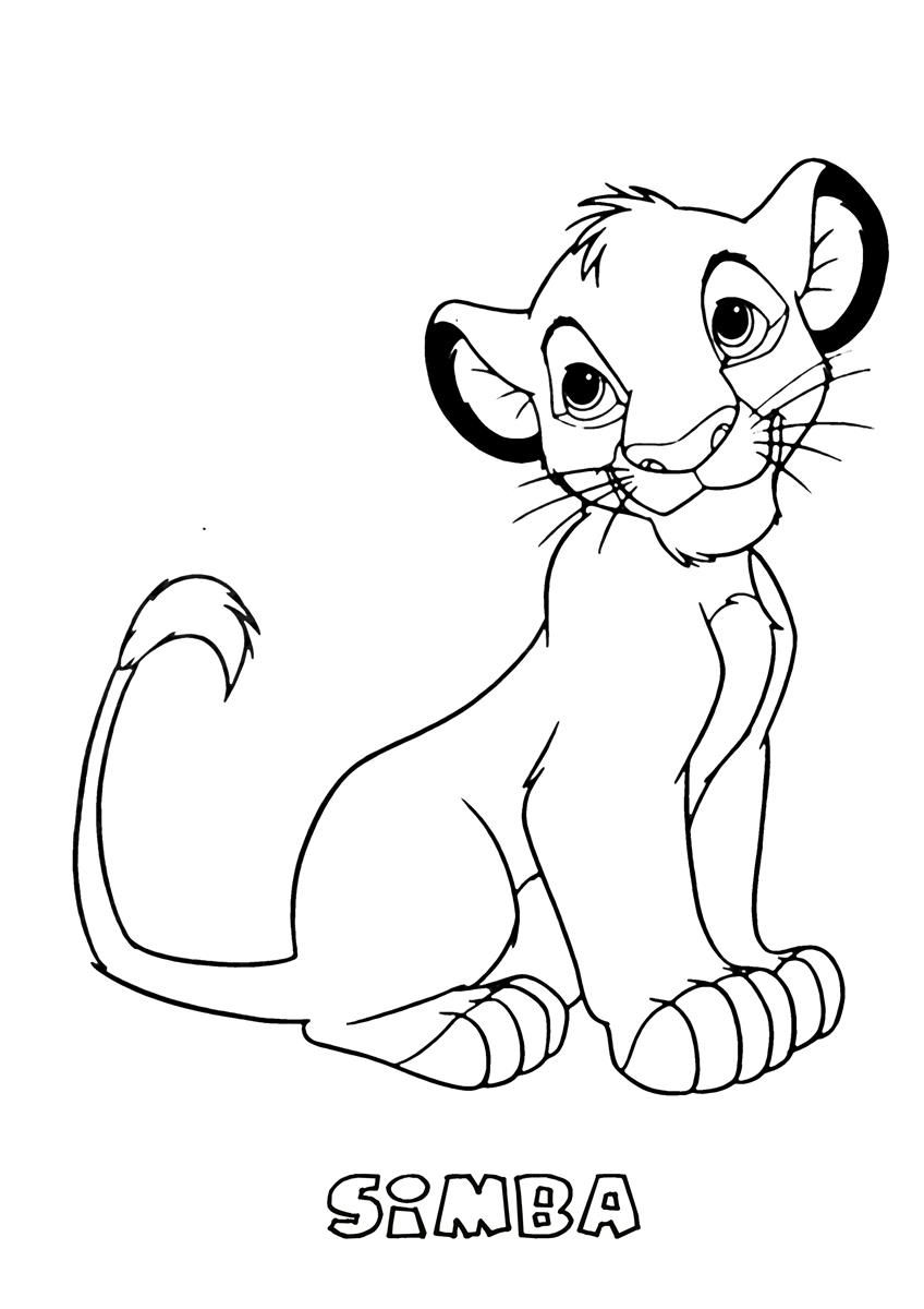 848x1200 Cool Simba Become King The Lion King Coloring Page Clip Art Simba