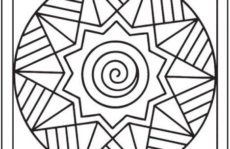 469x304 Simple Adult Coloring Pages Just Colorings