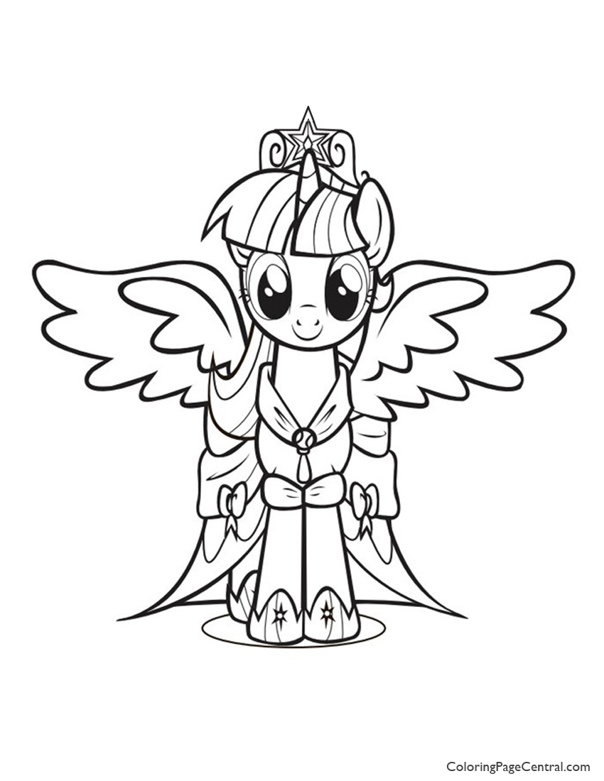 850x1100 Coloring Pages Of Twilight Sparkle
