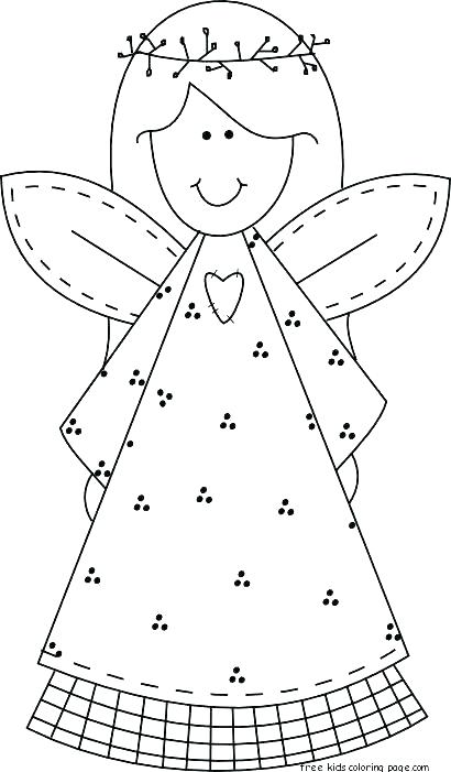 410x701 Simple Angel Ring Page Best Of Angels Pages Print Out Smile Face