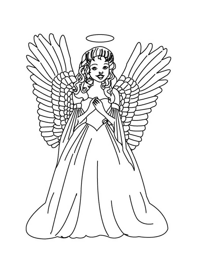 800x1100 Angel Coloring Pages Color Page Accidental Shakespeare Beautiful
