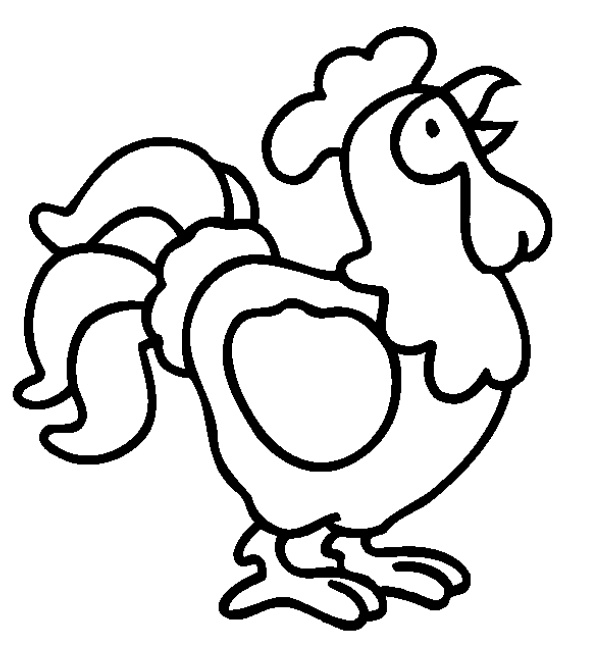 612x652 Simple Animal Coloring Pages