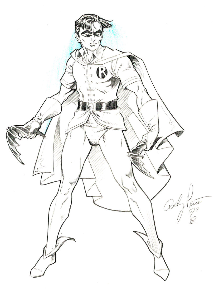 900x1217 Print Simple Batman And Robin Coloring Pages Or Download Best