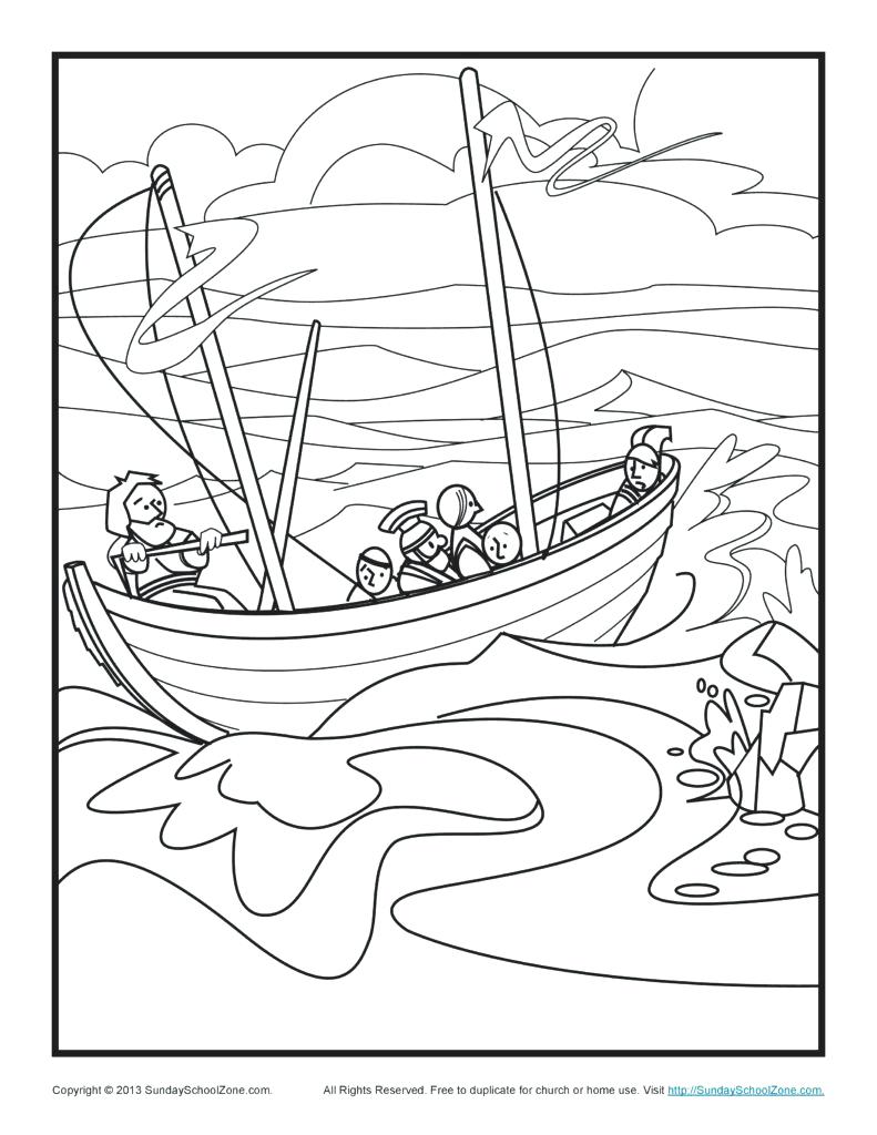 791x1024 Coloring Pages ~ Boat Coloring Pages Simple Page Pdf Boat Coloring