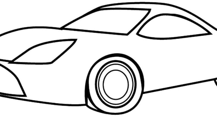 728x393 Simple Car Coloring Pages 26 Simple Car Coloring Pages