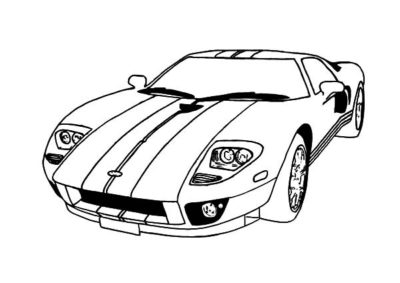400x283 Best Printable Simple Car Coloring Pages Free 1755 Printable