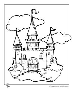 236x305 Castle Coloring Pages, Cartoon Disney Palace Drawing Just Free