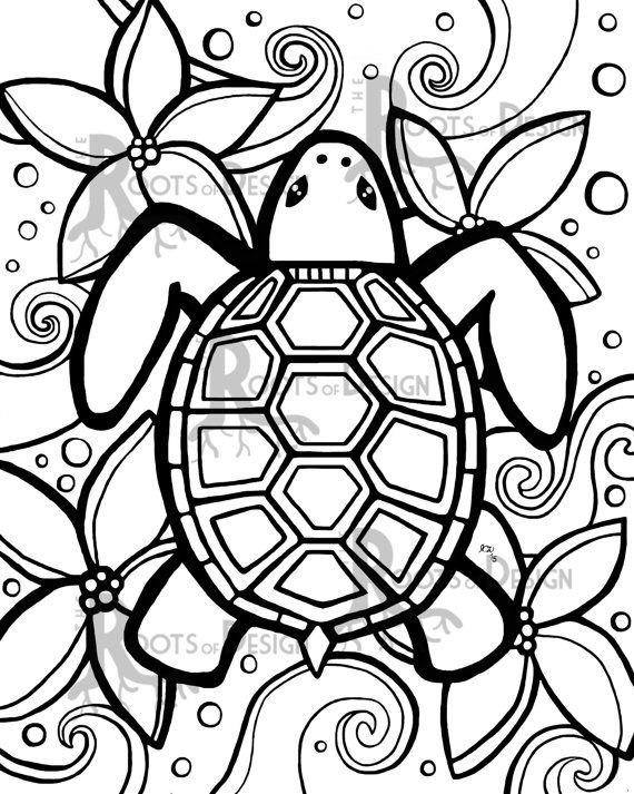 570x713 Instant Download Coloring Page