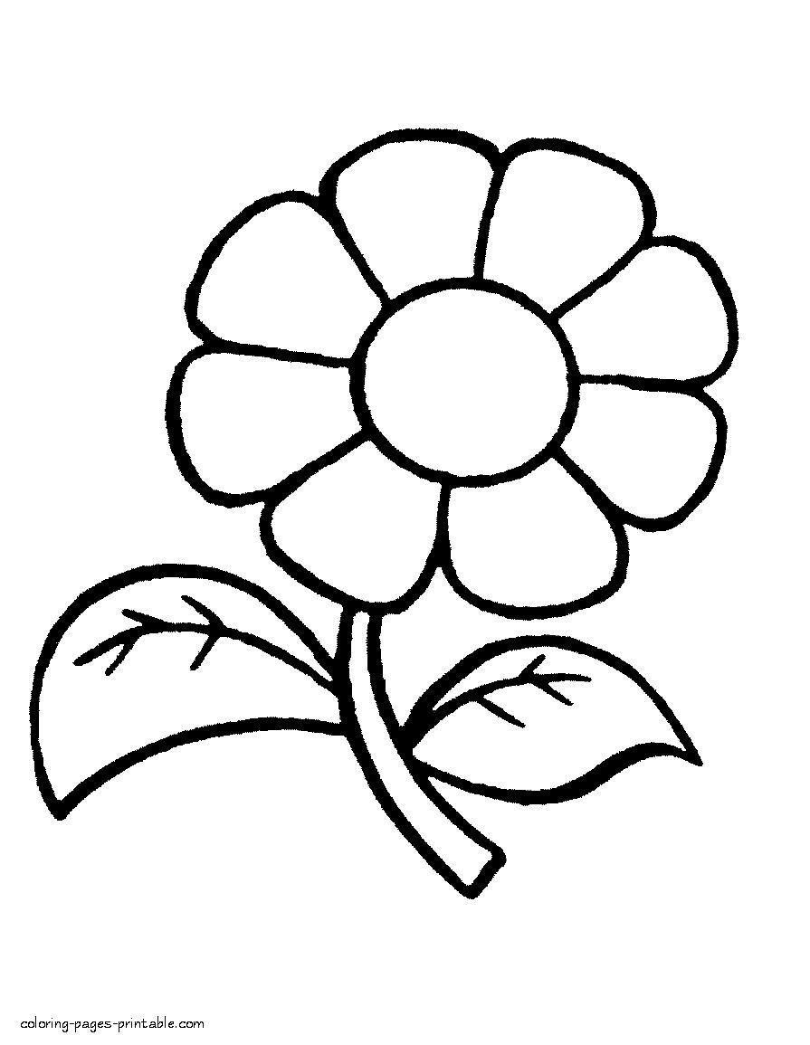 895x1155 Simple Coloring Pages For Toddlers
