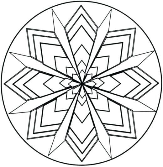 520x533 Easy Coloring Designs Plain Decoration Easy Adult Coloring Pages