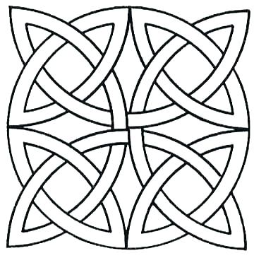 360x365 Easy Geometric Coloring Pages Cool Design Coloring Pages To Print