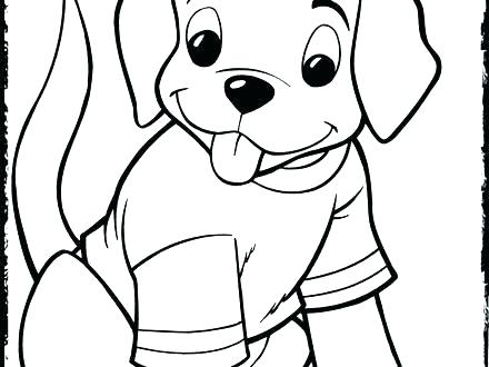 440x330 Doggy Coloring Pages Cute Puppy Coloring Sheets Dogs And Puppies