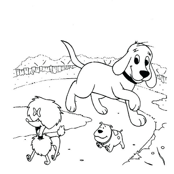 600x600 Clifford Coloring Pages Free Coloring Dog House Coloring Page