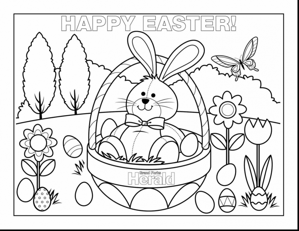 960x742 Get This Cartoon Easter Bunny Coloring Pages For Kids 09571 !