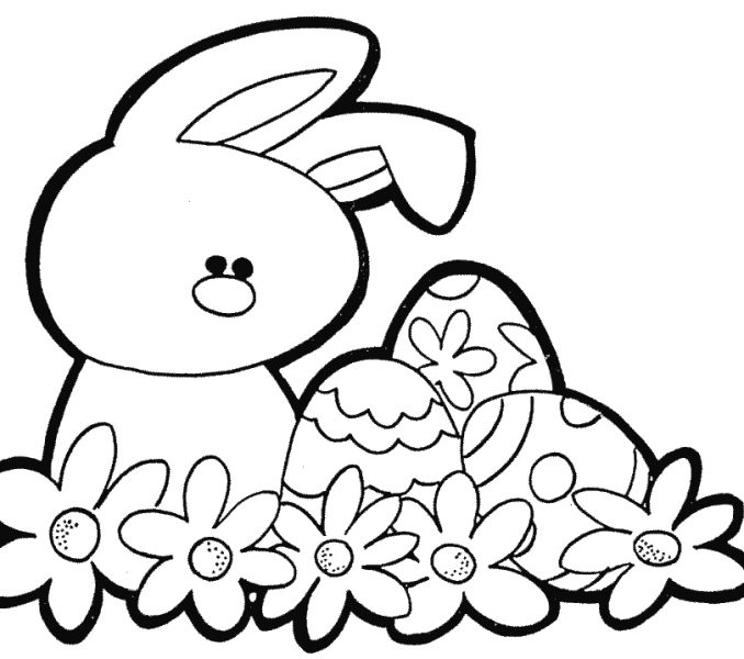 678x600 Bunny Coloring Book Coloring Page