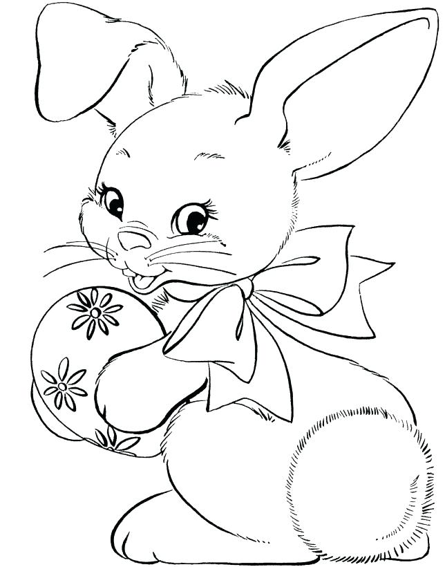 644x820 Easter Coloring Pictures To Print Simple Free Easter Bunny