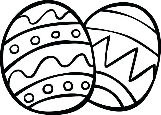 558x400 Easy Easter Coloring Pages Egg Coloring Pages For Creative Play
